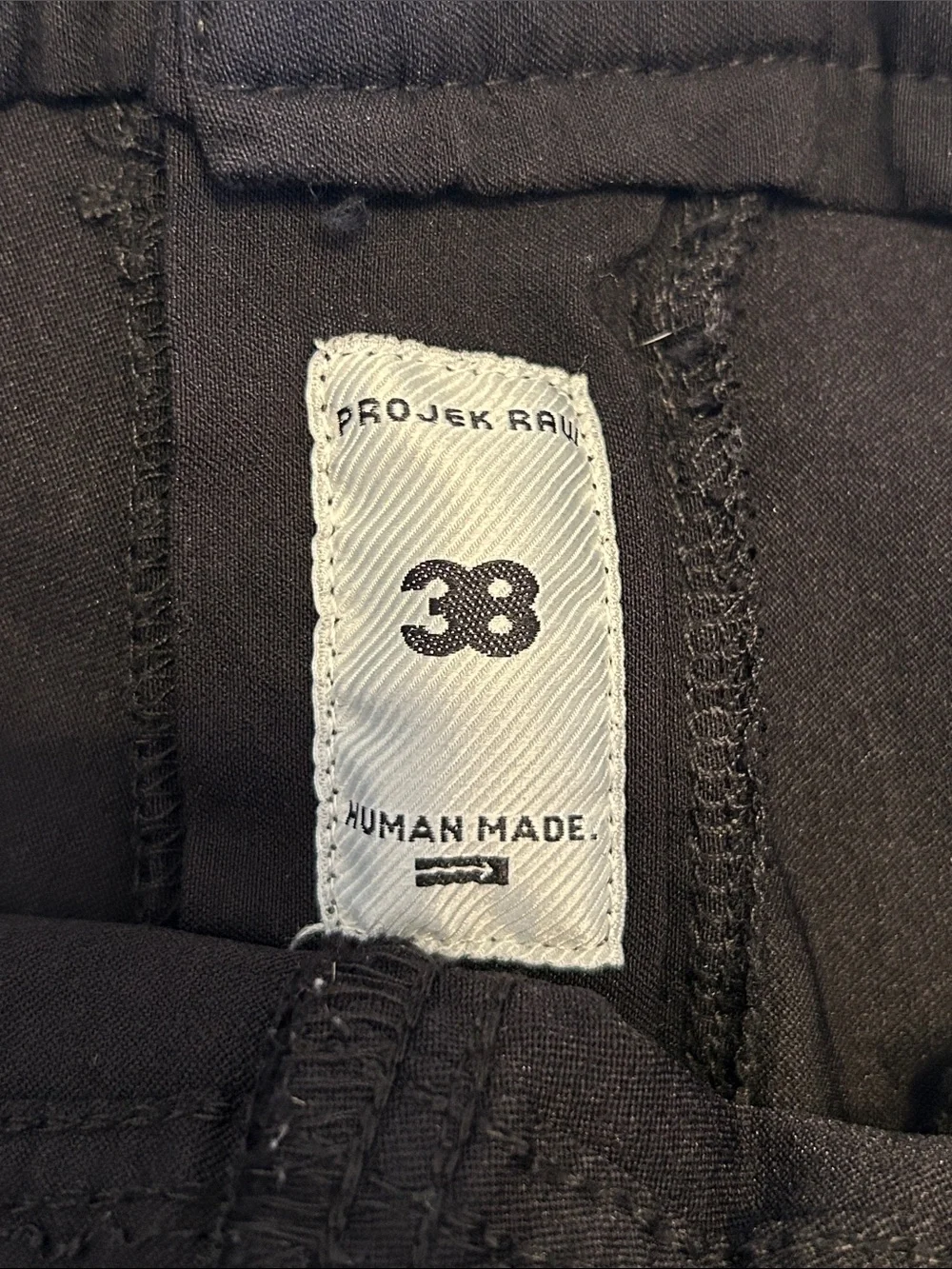 Projek Raw Men's Black Cargo Pants with Slim Taper